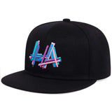 Aidase Black Baseball Cap Hats Men Snapback Cap Embroidery Letter Sports Flat Brim Hip Hop Cap aidase-shop