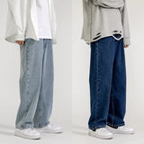 AIDASE  -  Men's Jeans Pants Straight Trousers for Men Jean Spring Denim Mens Man Male Trendyol Streetwear Korean Fashion Men Boys  Sale aidase-shop