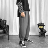 AIDASE  -  Male Casual Pants Thin Quick-Drying Sports Pants Men Pants Ice Silk Trousers Mid-Waist Loose Breathable Straight-Leg aidase-shop