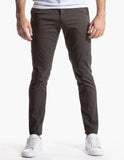 AIDASE  -  Men Lightweight Cotton Spandex Chinos Athletic Fit Tapered Leg Muscle Pants Summer Breathable Casual Stretch Slim Fit Trousers aidase-shop