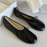 AIDASE  -  New Retro Women's Shoes Exquisite Soft Leather Casual Shoes for Woman Fashion Ballet Flats Shoe Designer Shoes Zapatos De Mujer aidase-shop