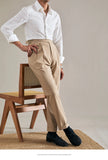 Aidase 3 Colors British Stripe Trousers Pant For Man Social Outfits Pantalones Hombre 2024 Office Trouser Men Business Casual Pant aidase-shop