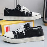 AIDASE  -  Summer New Couple White Canvas Shoes, Minimalist Breathable Soft Sole All-match Daily Casual Sneakers aidase-shop