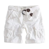 AIDASE  -  American Retro Workwear Shorts Casual Loose Men's Multi-Pocket Pants Comfortable Five-Part Trousers Mid-Length plus Size aidase-shop