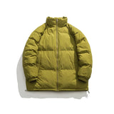 Harajuku Mens Navy Parkas Warm Thicken Korean Fashion Coats Winter Casual Jacket Male Streetwear Hip Hop Coat Woman Parkas aidase-shop