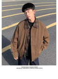 AIDASE  -  Fashion Simple Fake Two-Piece Male Jacket Autumn New Style Trendy Versatile Long Sleeve Lapel Casual Men's Coats 21E7475 aidase-shop