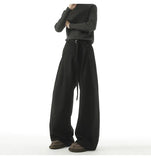 AIDASE  -  Trend New Men Casual Trousers 2025 Autumn Fashion Solid Color Straight-leg All-match Male Pants Loose Menswear Tide 21E7546 aidase-shop