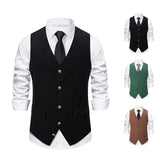 AIDASE  -  Mens Fashion Medieval Retro Casual Suit Vest Big Jackets aidase-shop