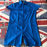Aidase Fashion Mens Jumpsuit Shirts Overalls Casual Beach Catsuit Vintage Zipper Short-sleeved Shorts Bodysuit Sports Uniform Playsuit