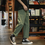 AIDASE  -  Summer Japanese Baggy Straight Pants Men Streetwear Fashion Jogger Harem Pantalones Hombre New Casual Y2K Preppy Trousers aidase-shop
