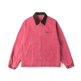 AIDASE  -  Autumn Winter New Fashion American Men's Color-coded Casual Trendy Simple Basic Loose Turn-down Collar Zipper Jackets Male Coats aidase-shop