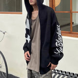 Aidase Star Zipper Cardigan Men Hooded Knitted Sweater Y2K Streetwear Spring Fall American Loose Casual All-match Hooded Sweater Jacket aidase-shop