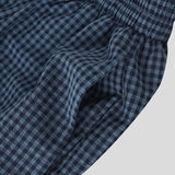 AIDASE  -  Men Plaid Pants Elastic Waist Joggers Loose Casual Wide Leg Trousers Men Streetwear Baggy Fashion Male Long Pants aidase-shop
