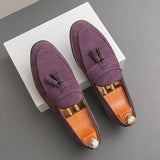 AIDASE  -  High Quality Leather Loafers Shoes Men Fashion Tassel Classic Original Man Casual Shoes Comfortable Office Business Party Shoes aidase-shop
