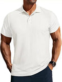 AIDASE  -  Europe And The United States Summer Men Pit Strip Quick-drying Stretch Lapel Polo Shirt Men Polo Shirt Short-sleeved T-shirt Men aidase-shop