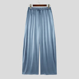 AIDASE  -  Mens Pants Solid Color Joggers Drawstring Loose Casual Wide Leg Trousers Men Streetwear 2025 Fashion Long Pants S-5XL aidase-shop