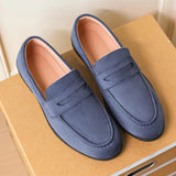 AIDASE  -  New Classics Men's Suede Slip On Loafers Preppy Lightweight Breathable Flats Non Slip Daily Fashion Casual Outdoor Sneakers aidase-shop