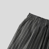 AIDASE  -  Men Striped Pants Drawstring Joggers Loose Casual Trousers Men Streetwear 2025 Fashion Leisure Male Long Pants S-5XL aidase-shop