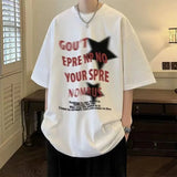 AIDASE  -  100℅ Cotton O Neck Men's T-shirt Tops Male Tees Shirts Y2k Chic Funny Party Basic Harajuku Wholesale Elastic Stylish Original aidase-shop