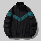 Aidase Spring Autumn Men's Stand Collar Jacket Breathable Outdoor Sports Jacket Windbreaker Loose Fashion Casual Handsome Baseball Coat aidase-shop