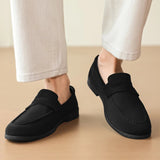 AIDASE  -  New Classics Men's Suede Slip On Loafers Preppy Lightweight Breathable Flats Non Slip Daily Fashion Casual Outdoor Sneakers aidase-shop