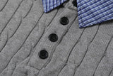 AIDASE  -  Retro Japanese Sle Long Sve Knitted Sweater Men Women Spring Autumn Versatile Striped Patchwork Twist Knitwear aidase-shop