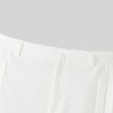 AIDASE  -  Men Wide Leg Pants Jacquard Patchwork Button Joggers Loose Trousers Men Streetwear Fashion Casual Male Long Pants aidase-shop