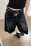 AIDASE  -  Retro Japanese Loose Lazy Sle Slimming Jeans Seven-Five Pants Trendy Summer Cool Feeling adient Color Eight-Five Pants aidase-shop