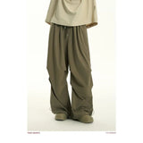 AIDASE  -  New Hong Kong Style Casual Paratrooper Pants Solid Spring Summer Overalls Retro Loose Versatile Fashion Sports Trousers aidase-shop
