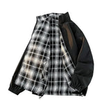 AIDASE  -  Spring and Autumn jacket men's new double-sided wear stand-up collar sports jacket men's American tide couples tops aidase-shop