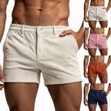 AIDASE  -  Men Corduroy Shorts Stylish Skinny Gym Sweat Shorts Summer Casual Sexy Bodybuilding Workout Short Boy Glitter aidase-shop