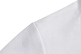 AIDASE  -  Men's Solid Color Short Sleeved Hoodie T-shirt Loose Hip-hop Curved Hem Side Zipper Casual T-shirt Men's Fashion aidase-shop