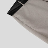 AIDASE  -  Men Wide Leg Pants Patchwork Pleated Joggers Loose Casual Trousers Men Streetwear Fashion Leisure Male Long Pants S-5XL aidase-shop