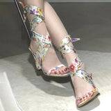 AIDASE  -  Fashion Designer Womens Shoes Exquisite Stamp High Heeled Sandals for Woman Fashion Runway Style Casual Shoes Sandalias De Mujer aidase-shop