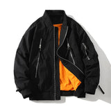 AIDASE  -  Spring Autumn Men's Jacket American Style Baseball Outwear Zippers Casual Jackets Male Chic Streetwear Coat Couple Clothing aidase-shop
