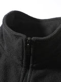AIDASE  -  Streetwear Fashion Stand Collar Fleece Cardigan Men Retro Fleece Coats 2025 Spring Fall Zipper Outdoor Casual Men's Jacket Coat aidase-shop