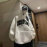 Autumn Letter Men Hoodies Loose Fashion Brand Streetwear Hooded Sweatshirt New Harajuku Couple Oversized Clothing Male Pullovers aidase-shop