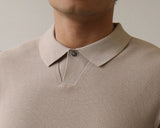 AIDASE  -  Summer High Quality Knitwear Mens Polo Shirts Casual Pure Color Short Sleeve Slim Polos Men Fashion Button Polo Neck Knitted Top aidase-shop