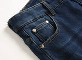 AIDASE  -  Autumn and Winter Fleece Style, Youth Casual Stretch Jeans, Winter Trendy Warm Pants, Combining Fashion and Warmth aidase-shop