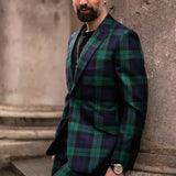 Aidase Elegant Men Suits Single Breasted Peak Lapel Slim Fit Male Clothing 2 Piece Jacket Pants Sets Formal Prom Party Costume Homme