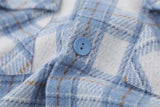 AIDASE  -  Spring Autumn Vintage New Fashion Men's Casual Trendy Loose Simple Basic Plaid Hooded Shirts Male Daily Long Sleeve Coat Clothes aidase-shop