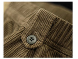 AIDASE  -  Loose Straight Leg Corduroy Men's Pants Spring Autumn New American Retro High Waist Wide Leg Casual Trousers for Men aidase-shop