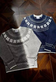 AIDASE  -  American Retro Cleanfit Light Knitted Fair Isle Sweater Men Women Autumn Winter Nordic Lazy Sle Knitwear Coat Casual Ciwalk aidase-shop