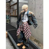 AIDASE  -  American Retro Y2K New Fashion Men Clothing Street Hip Hop Gothic Harajuku Oversize couple street Joker Jacket Tops aidase-shop