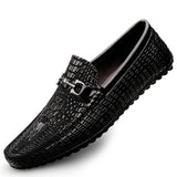 66.35Aidase Brand Luxury Shoes Leather Fashion Loafers Classic Leather Shoes Slip-On Driving Shoes Men's Casual Moccasin Soft Sole High-end aidase-shop