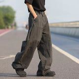 AIDASE  -  Summer New Men Cargo Pants American Style Multi-Pocket Loose Straight Wide-Leg Male Pants Stylish Versatile Clothes aidase-shop