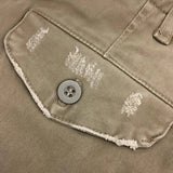 AIDASE  -  Pure Cotton Casual American Retro Faded Cleanfit Slim Fit Khaki een Work Pants Long Trousers Men Straight Cut Regular aidase-shop