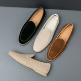 AIDASE  -  Fashionable Men Loafers American Casual Comfortable Brand Small Leather Shoes British Business Travel Shoes in Sizes 38-46 aidase-shop