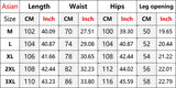 AIDASE  -  American Style Men's Casual Pants Oversized Plaid Scimitar Design Wide-Leg Trousers Simple Solid Color Clothing 21E6845 aidase-shop