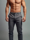 AIDASE  -  Men's Slim Fit Chino Pants Stretch Casual Trousers Flat Front Straight Leg Pants for Business Daily Wear aidase-shop